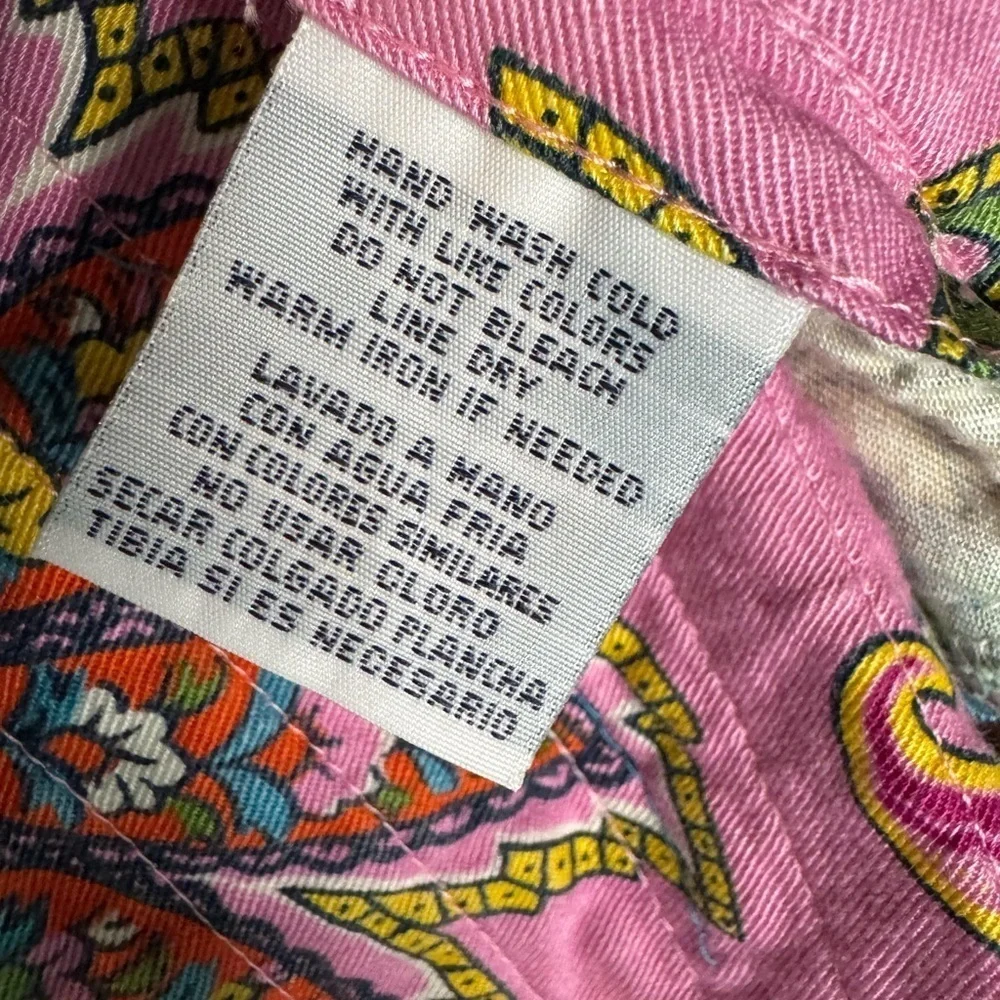 Izod Paisley Print Pleated Skirt Size 10
